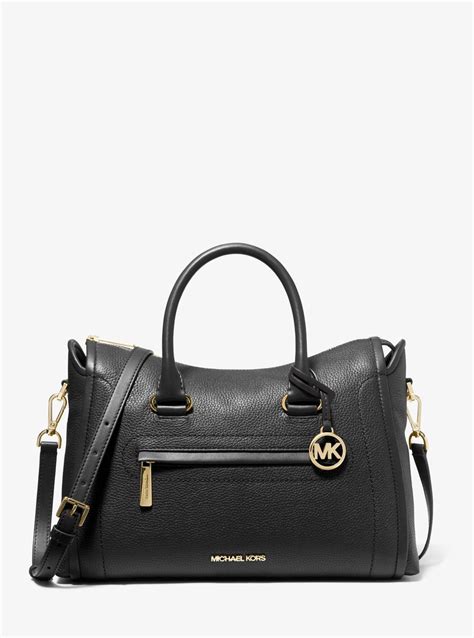 michael kors pebbled leather